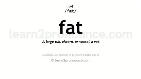 fatter pronunciation|definition of fat woman.